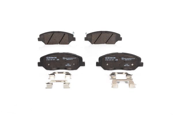 Zestaw klocków hamulcowych, hamulce tarczowe BOSCH 0 986 494 631
