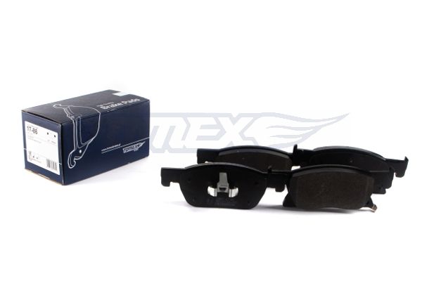 Levně Sada brzdových destiček, kotoučová brzda TOMEX Brakes 17-86