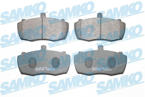 Sada brzdových destiček, kotoučová brzda SAMKO 5SP261