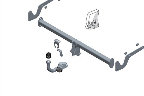 Zestaw zaczepu przyczepy BRINK 674400