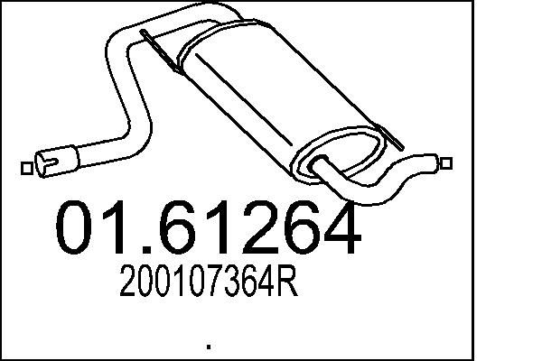 Tłumik końcowy MTS 01.61264