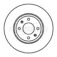 Tarcza hamulcowa BORG & BECK BBD4976