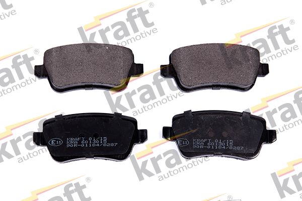 Sada brzdových destiček, kotoučová brzda KRAFT AUTOMOTIVE 6013015