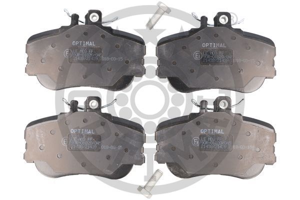 Zestaw klocków hamulcowych, hamulce tarczowe OPTIMAL BP-09875