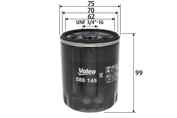 Olejový filtr VALEO 586145