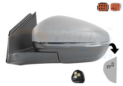 Lusterko zewnętrzne VAN WEZEL 0967827