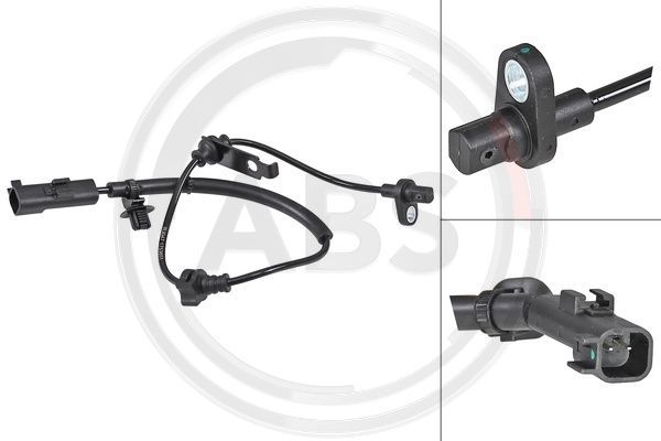 Czujnik, prędkość obrotowa koła A.B.S. 30189