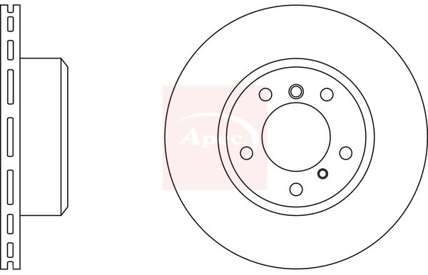 Apec - Front Brake Disc