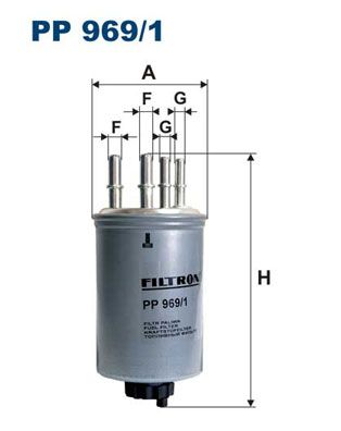 Palivový filtr FILTRON PP 969/1