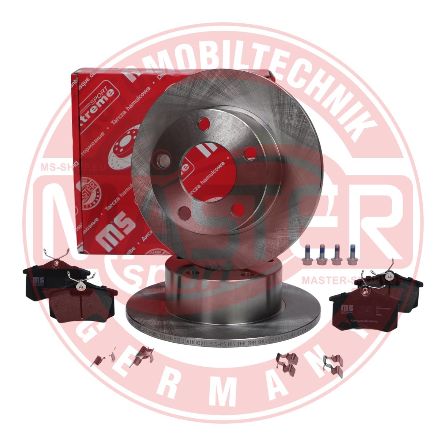 E-shop Sada bŕzd, Kotúčová brzda MASTER-SPORT GERMANY 201002010