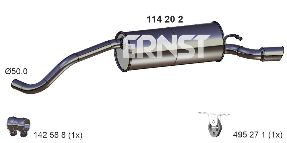 Toba esapament finala ERNST 114202