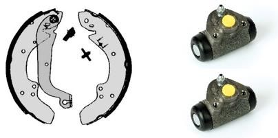 Zestaw szczęk hamulcowych BREMBO H 23 010