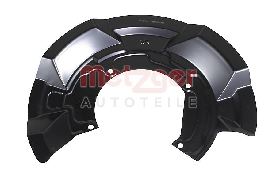 Panel rozbryzgiwujący, tarcza hamulcowa METZGER AUTOTEILE 6115607