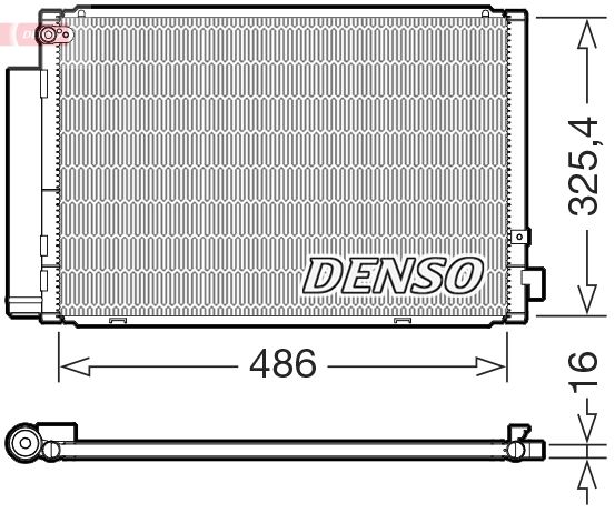 Condensator, climatizare DENSO DCN50126