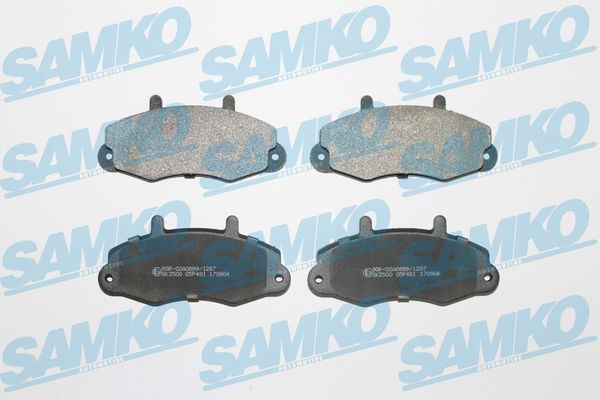 Sada brzdových destiček, kotoučová brzda SAMKO 5SP481