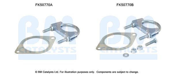 Zestaw montażowy, rura wydechowa BM CATALYSTS FK50770
