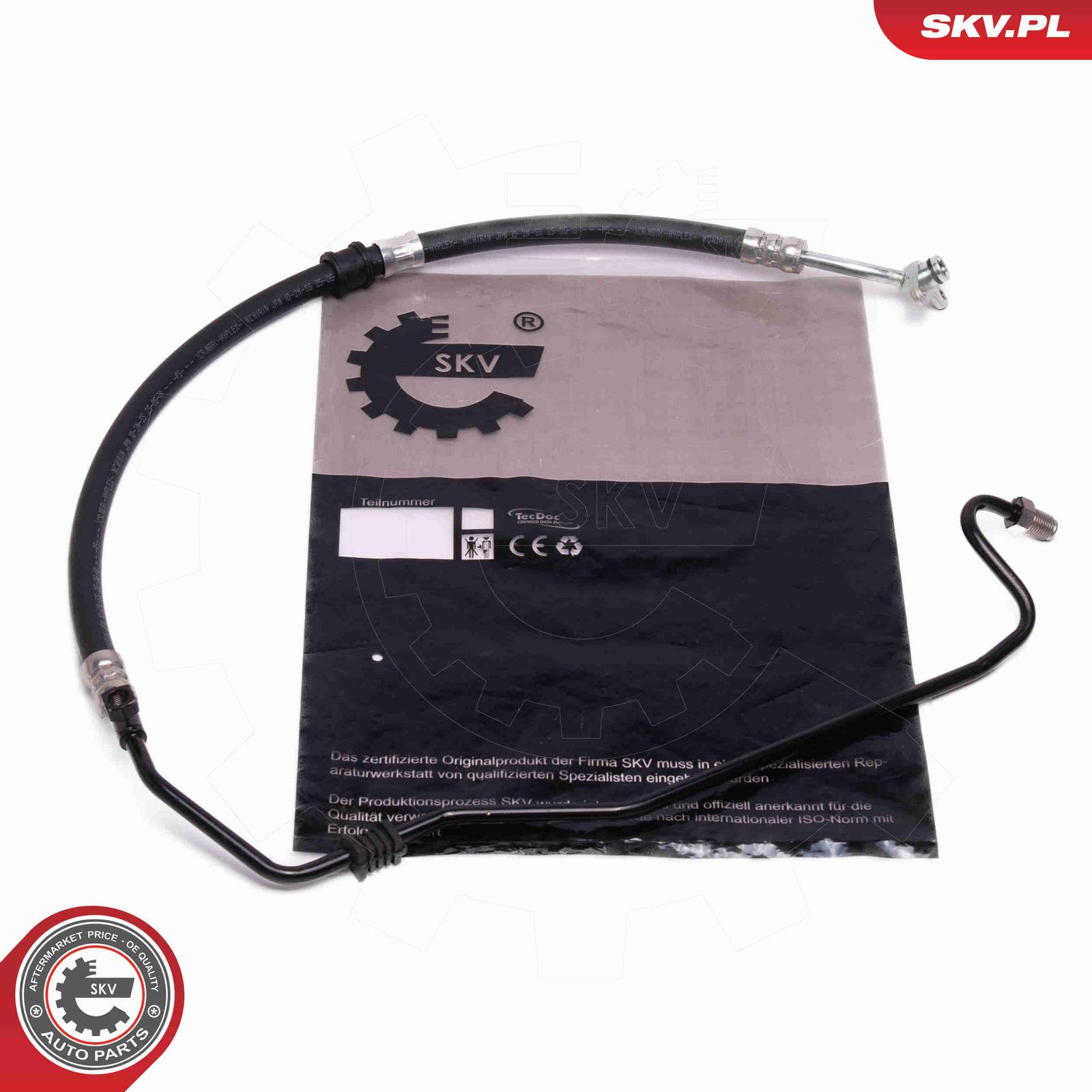 Hidrauliskā šļūtene, Stūres iekārta