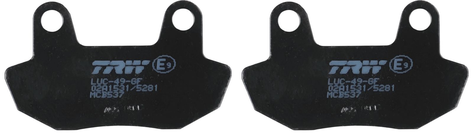 set placute frana,frana disc TRW Organic Allround MCB537