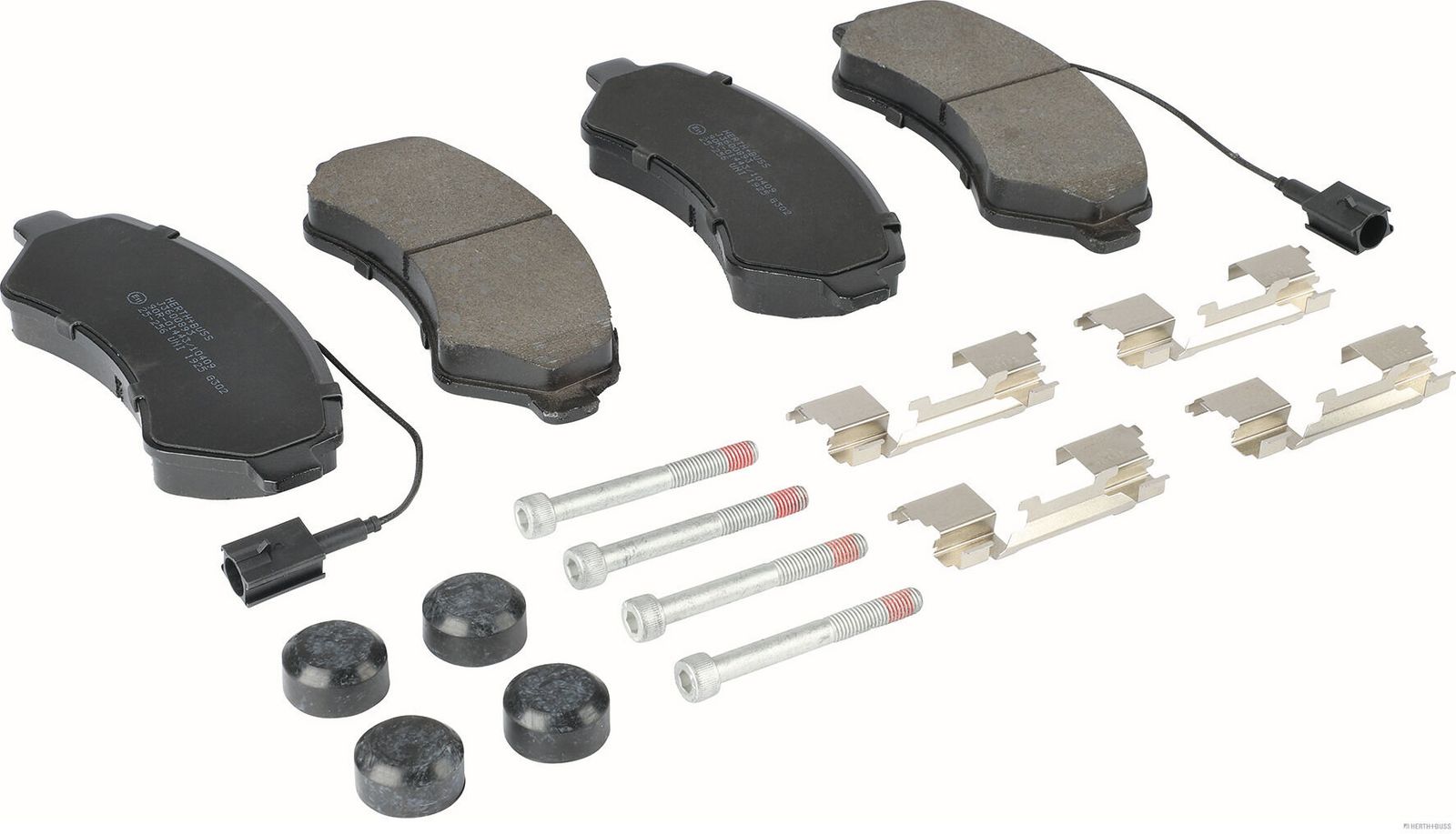 set placute frana,frana disc HERTH+BUSS JAKOPARTS J3600893