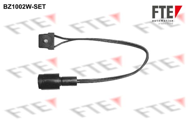 Styk ostrzegawczy, zużycie okładzin hamulcowych FTE 9410001