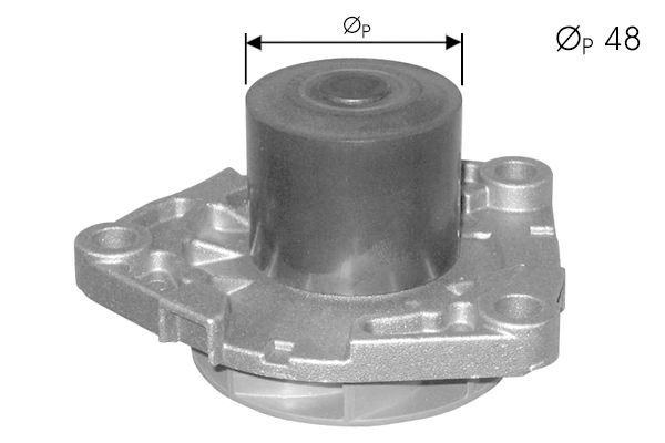 Pompe à eau, refroidissement du moteur
