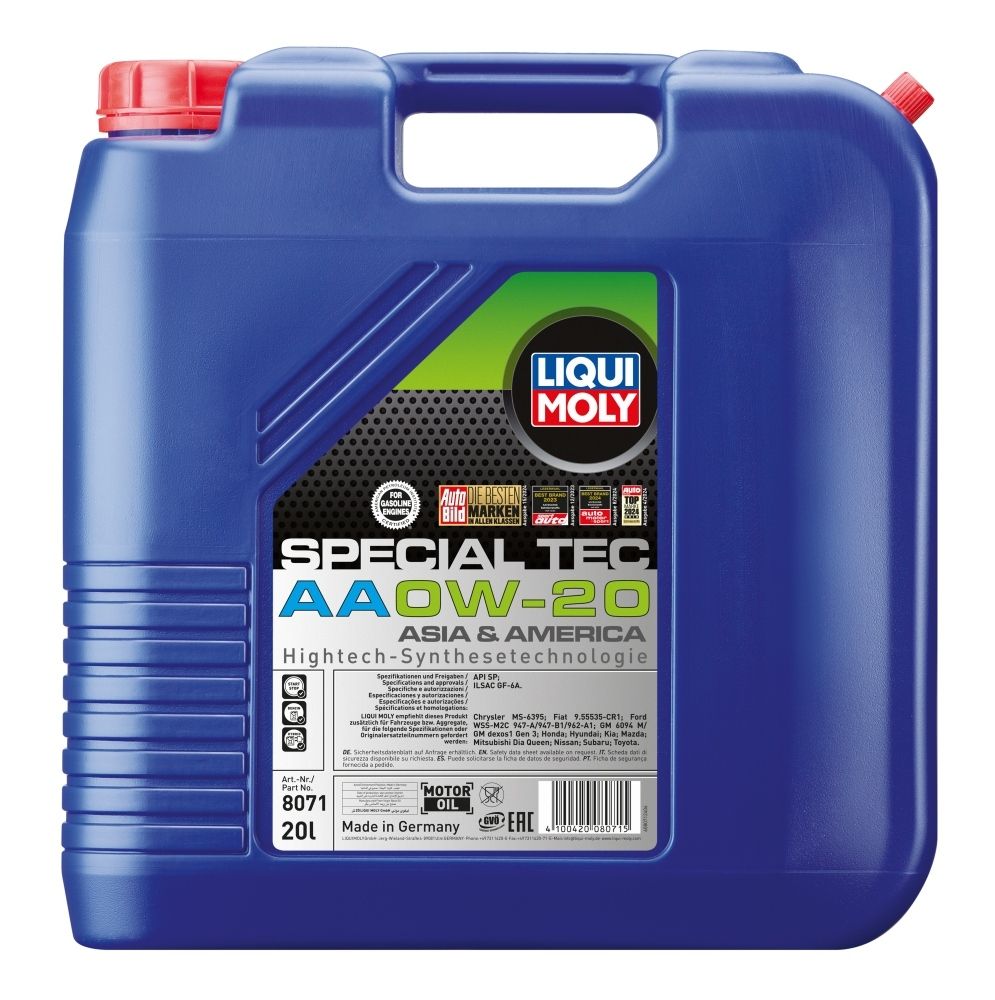 Motorolja LIQUI MOLY Special Tec AA 0W-20 20L