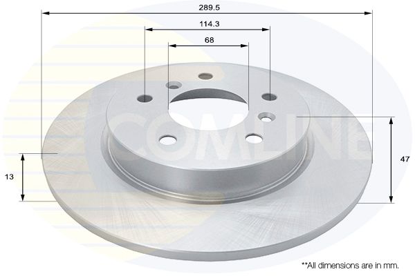 Tarcza hamulcowa COMLINE ADC0294