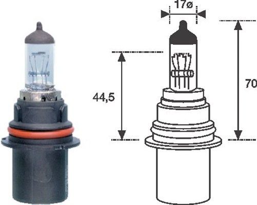 Zarovka, dalkovy svetlomet MAGNETI MARELLI 002555200000