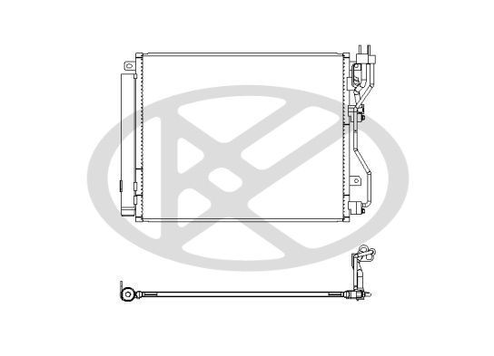 Condensator, climatizare KOYORAD CD821416