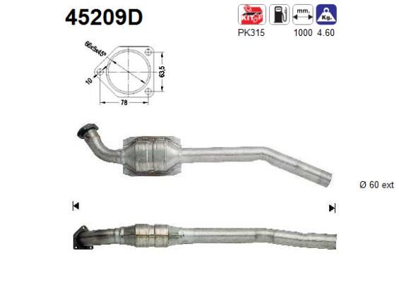 Katalizator AS 18327789040