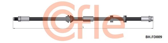 Przewód hamulcowy elastyczny COFLE 92.BH.FD009