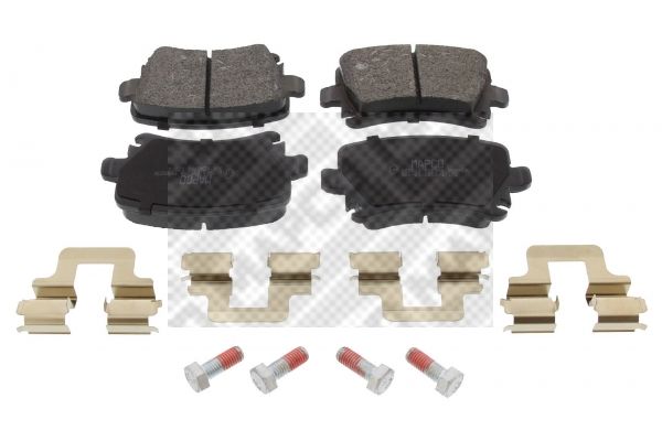 Zestaw klocków hamulcowych, hamulce tarczowe MAPCO 6696/1