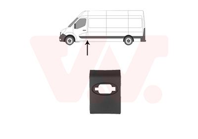 Listwa ozdobna / ochronna, sciana boczna VAN WEZEL 3799415