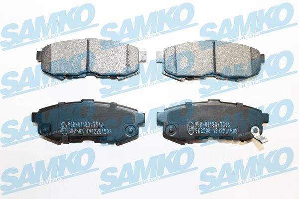 Sada brzdových destiček, kotoučová brzda SAMKO 5SP1503