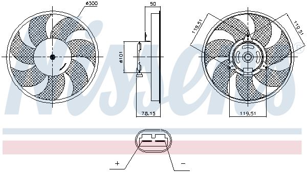 Ventilateur, refroidissement du moteur