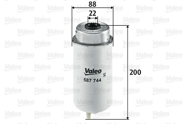 Palivový filtr VALEO 587744