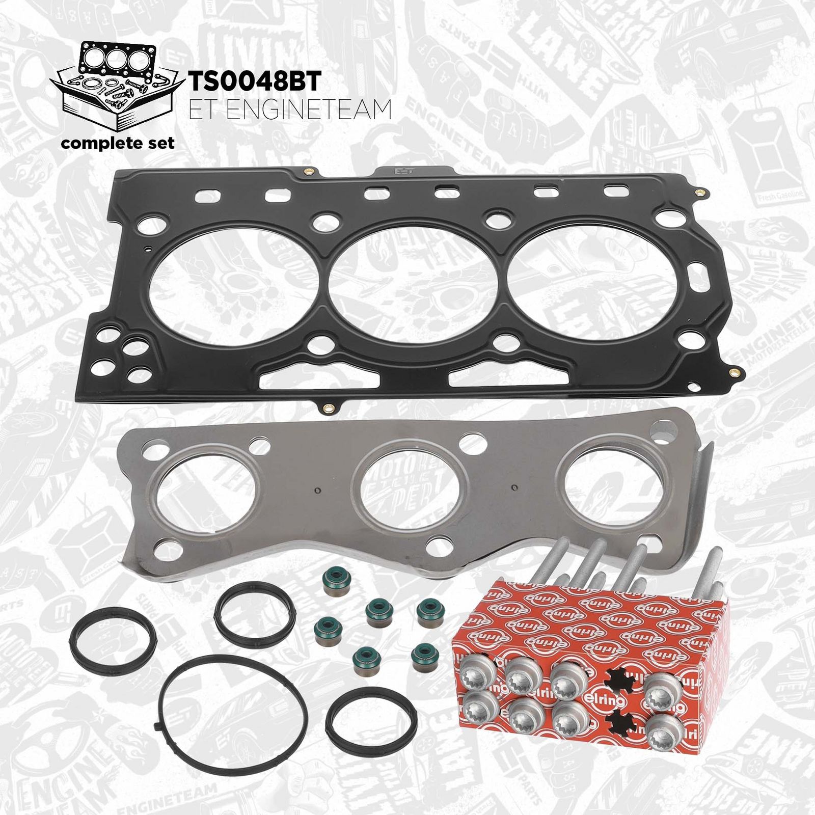 Set garnituri, chiulasa ET ENGINETEAM boxET – service kit TS0048BT