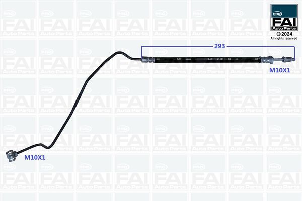 Przewód hamulcowy elastyczny FAI AUTOPARTS FPBH283