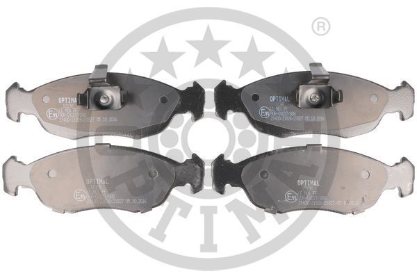Zestaw klocków hamulcowych, hamulce tarczowe OPTIMAL BP-10198