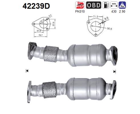 Katalizator AS 8E0254201DX