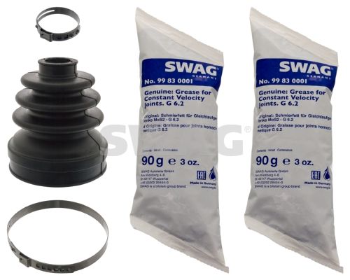 Zestaw osłon, wał napędowy SWAG 62 10 0212