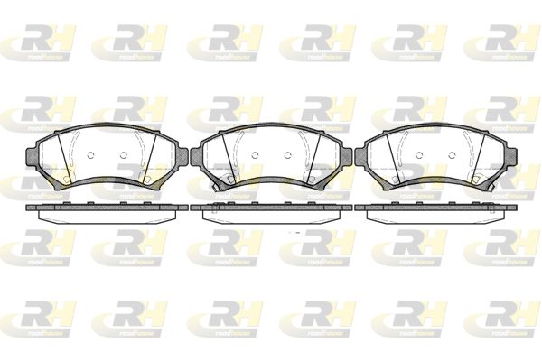 Zestaw klocków hamulcowych, hamulce tarczowe ROADHOUSE 2641.02