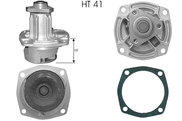 Pompe à eau, refroidissement du moteur