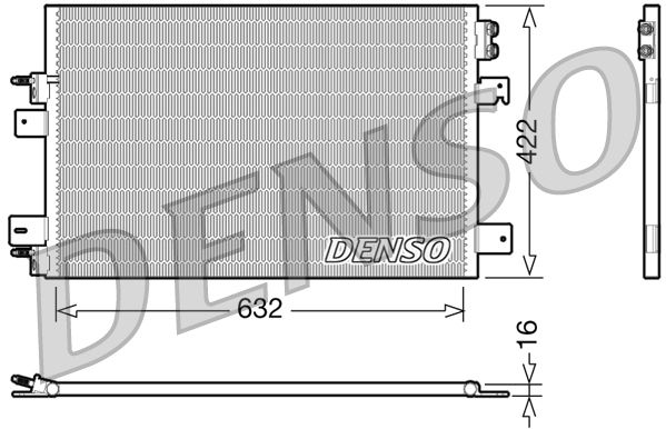 Skraplacz, klimatyzacja DENSO DCN06007