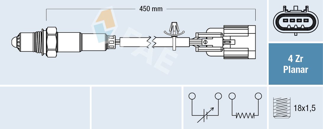 Lambda sonda FAE 77662