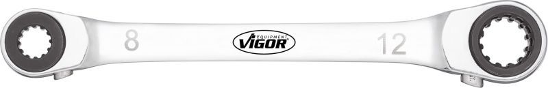 Levně Ráčna-dvojitý očkový klíč VIGOR V3607