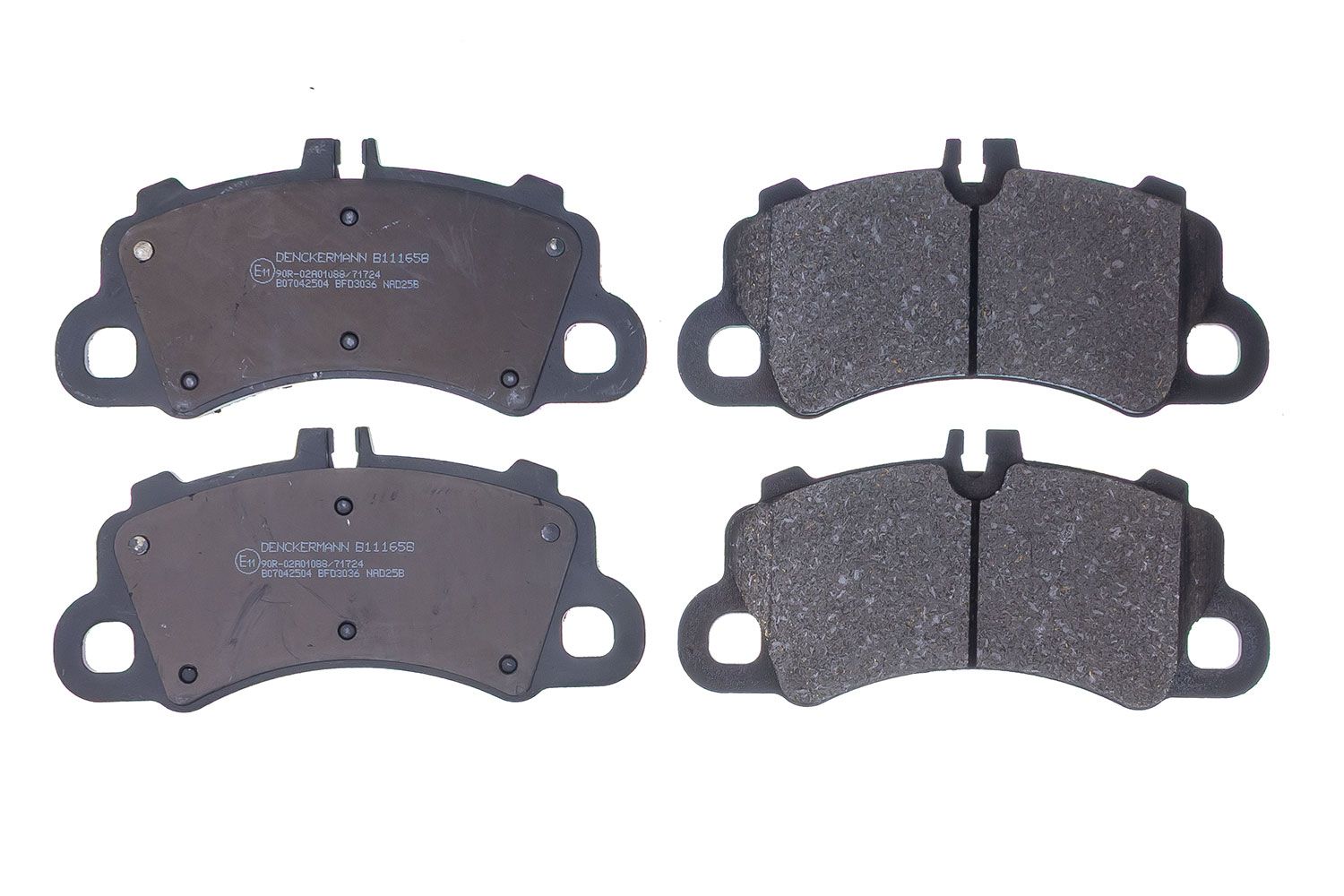 set placute frana,frana disc DENCKERMANN B111658