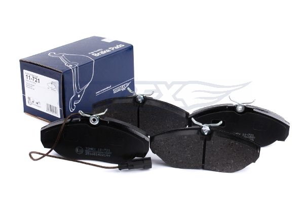 Levně Sada brzdových destiček, kotoučová brzda TOMEX Brakes 11-721