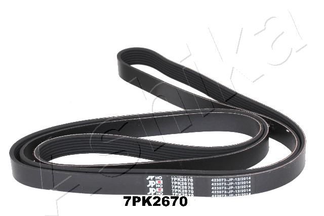 Pasek klinowy wielorowkowy ASHIKA 112-7PK2670