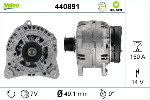 Alternator VALEO 440891